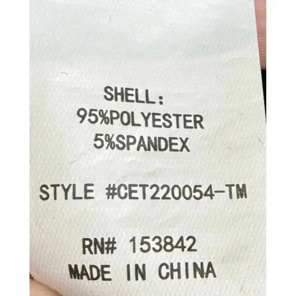 Melloday Green Button-Shoulder Long Sleeve Top - Medium - Picture 8 of 9